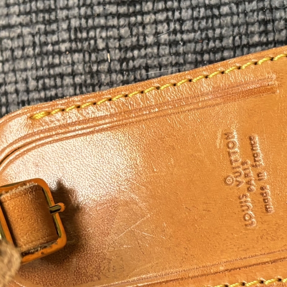 Louis Vuitton luggage tag with handle belt - Picture 1 of 6